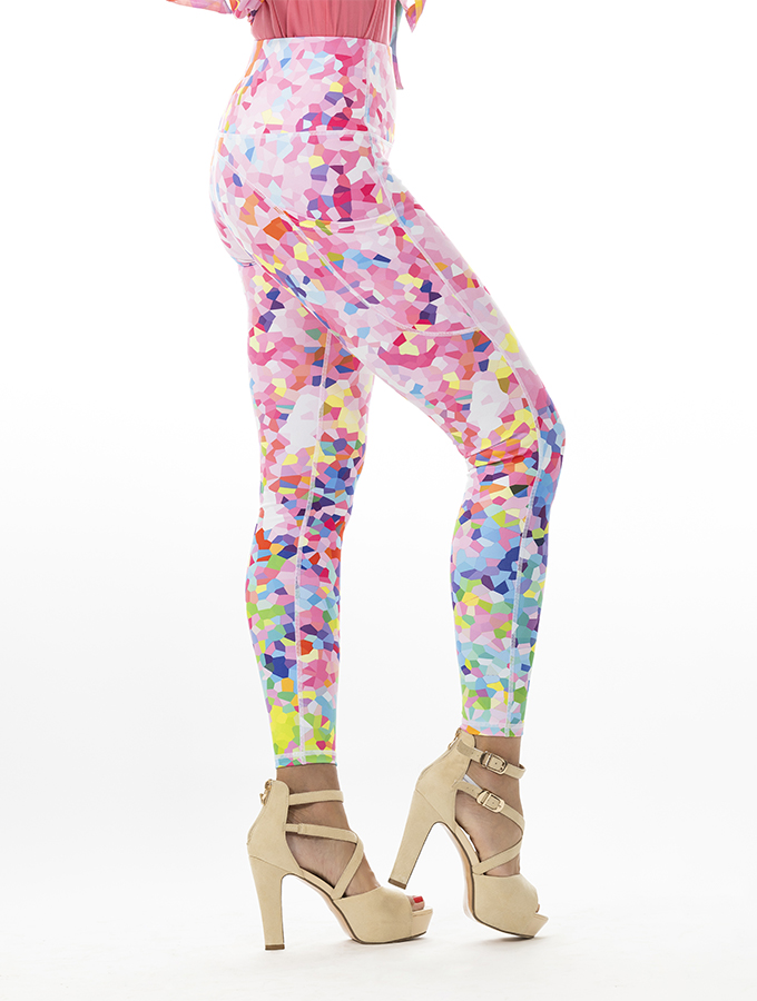 Pink Confetti - Leggings