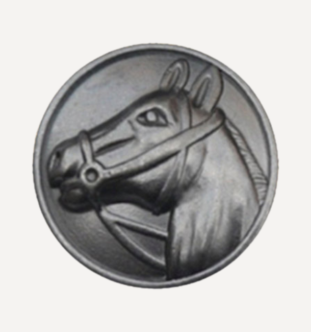 Horse Silver Magnetic Pin