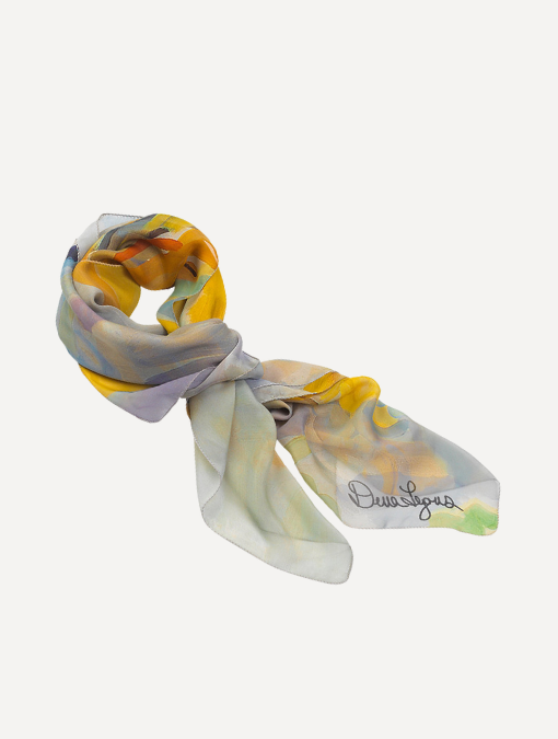 Jubilant - Georgette Silk Scarf