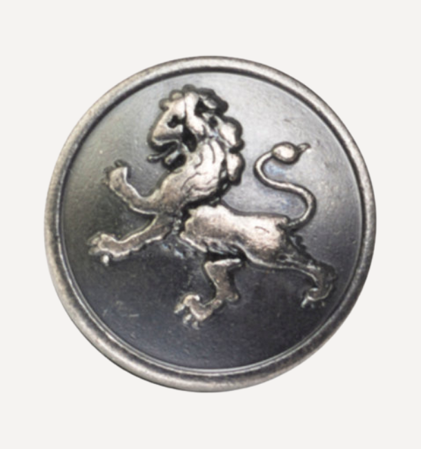 Pewter Lion Silver - Magnetic Pin