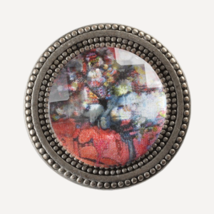 Playful Silver - Magnetic Pin