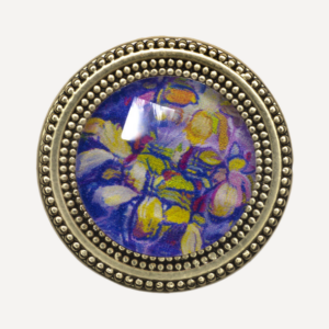 Purple Fantasy Gold - Magnetic Pin