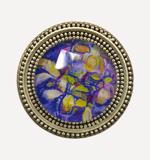 Purple Fantasy Gold - Magnetic Pin