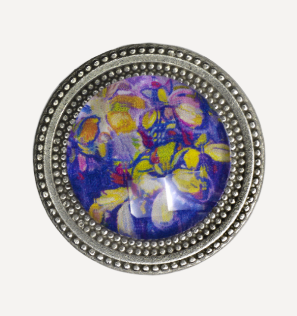 Purple Fantasy Silver - Magnetic Pin