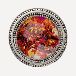 Red Maya Silver - Magnetic Pin