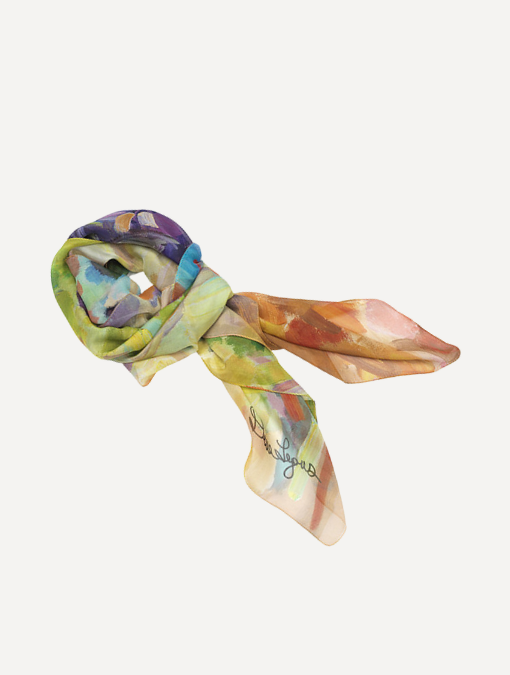 Sunday Fun Day - Georgette Silk Scarf