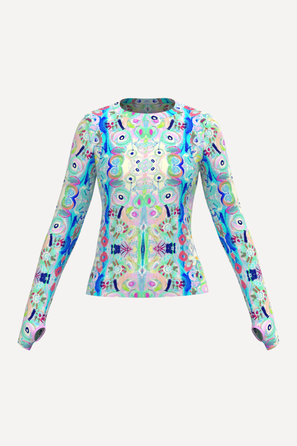 Blue Pizzazz - Tennis Shirts Long Sleeve