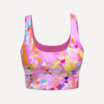 Pink Confetti - Sports Bra