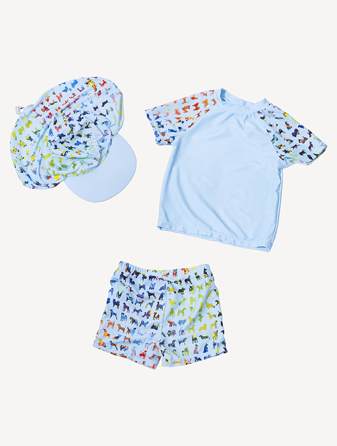 Blue Buddies - kids Bathing Set