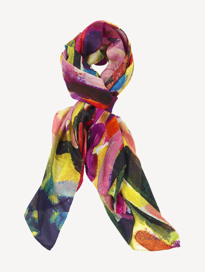 Exhilarated - Cotton Silk Scarf