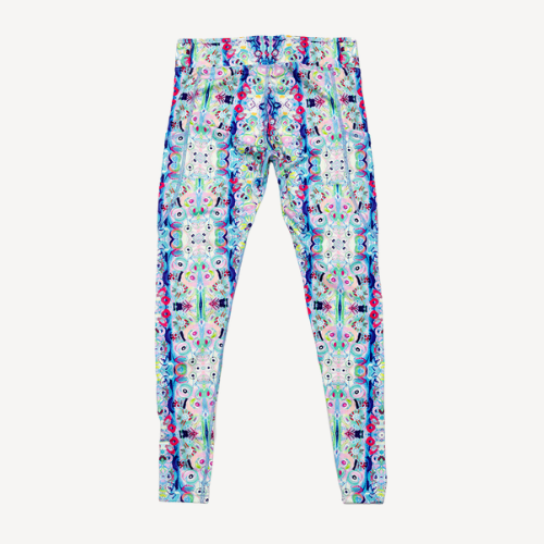 Blue Pizzazz - Kids Leggings