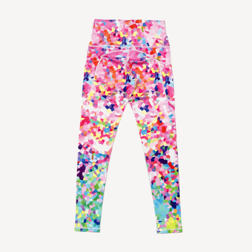 Pink Confetti - Kids Leggings