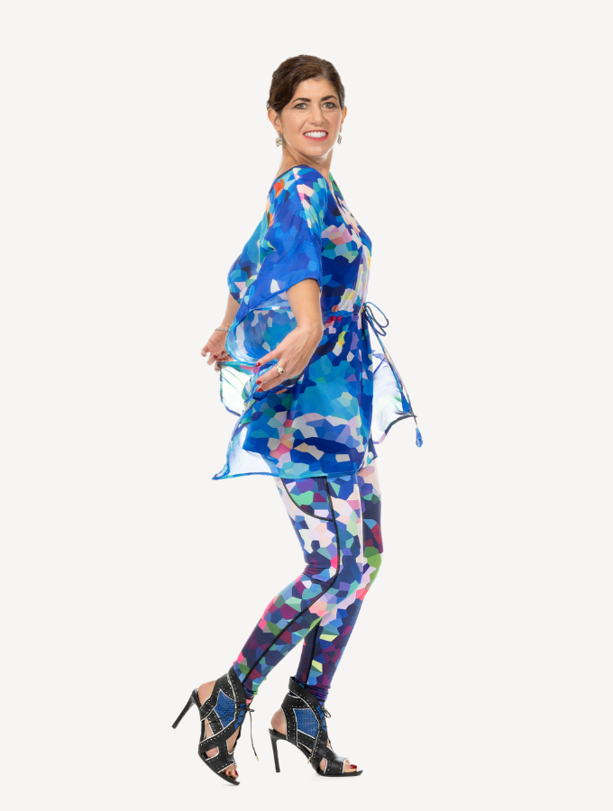 Blue Confetti - Tunic