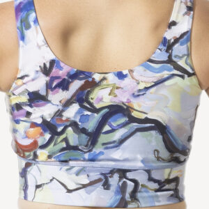 printed sports bra