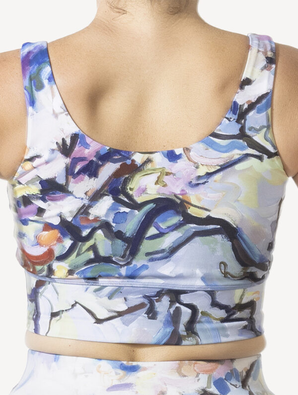 printed sports bra