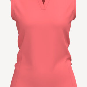 Coral - Polo Top