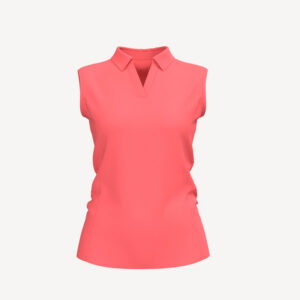 Coral - Polo Top
