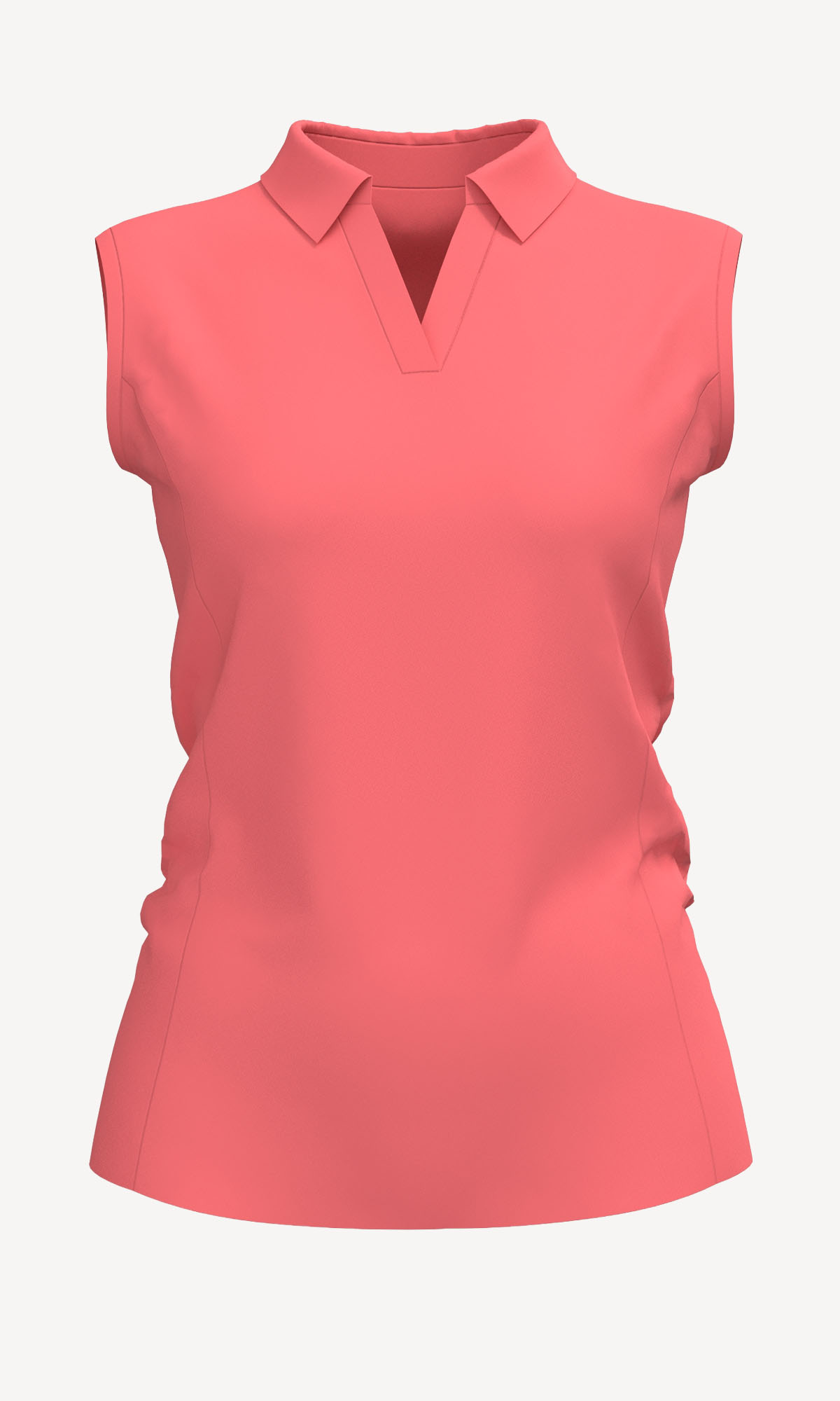 Coral - Polo Top