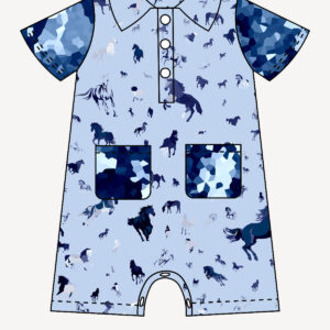 Horsing Around - Boys Romper