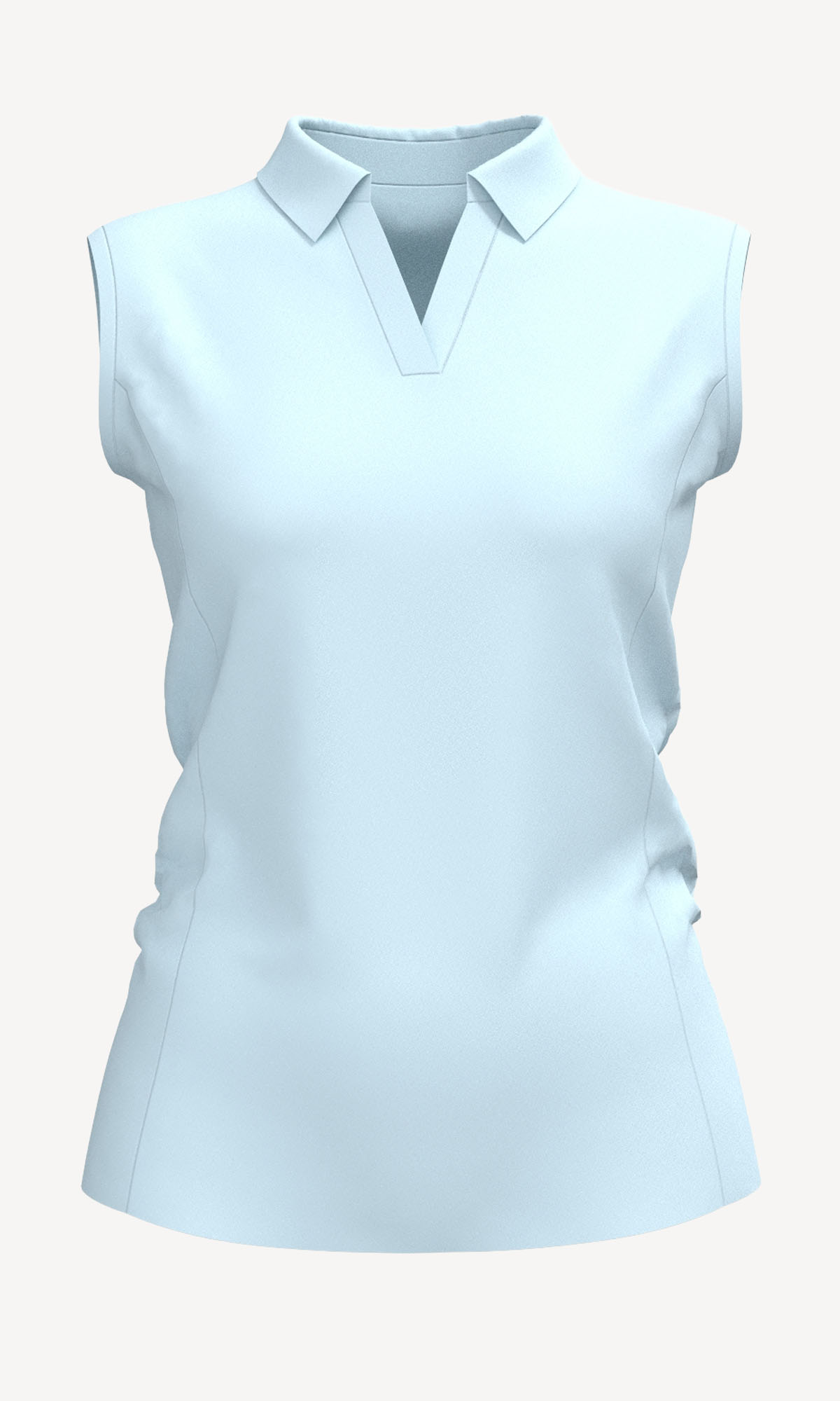 Light Blue - Polo Top