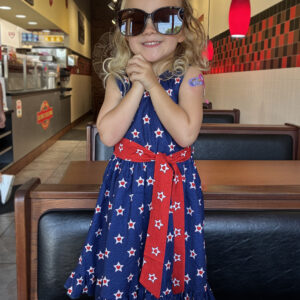 Red White and Love - Kids Dress