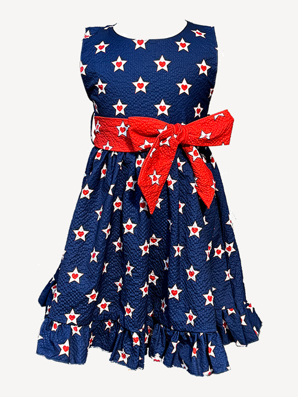 Red White and Love - Kids Dress