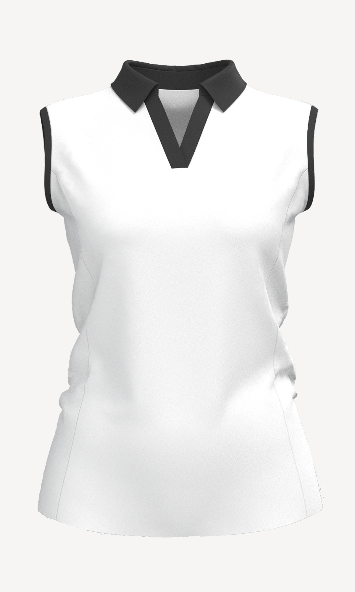 Black and White - Polo Top
