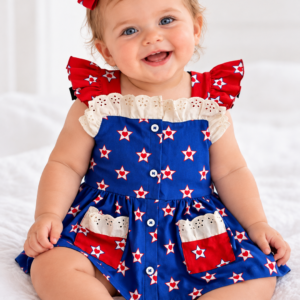 Red White and Love - Kids Romper