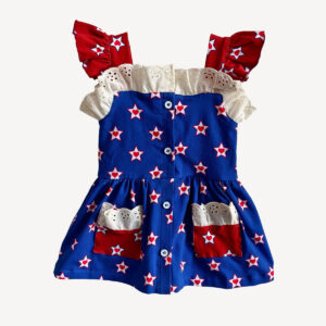 Red White and Love - Kids Romper