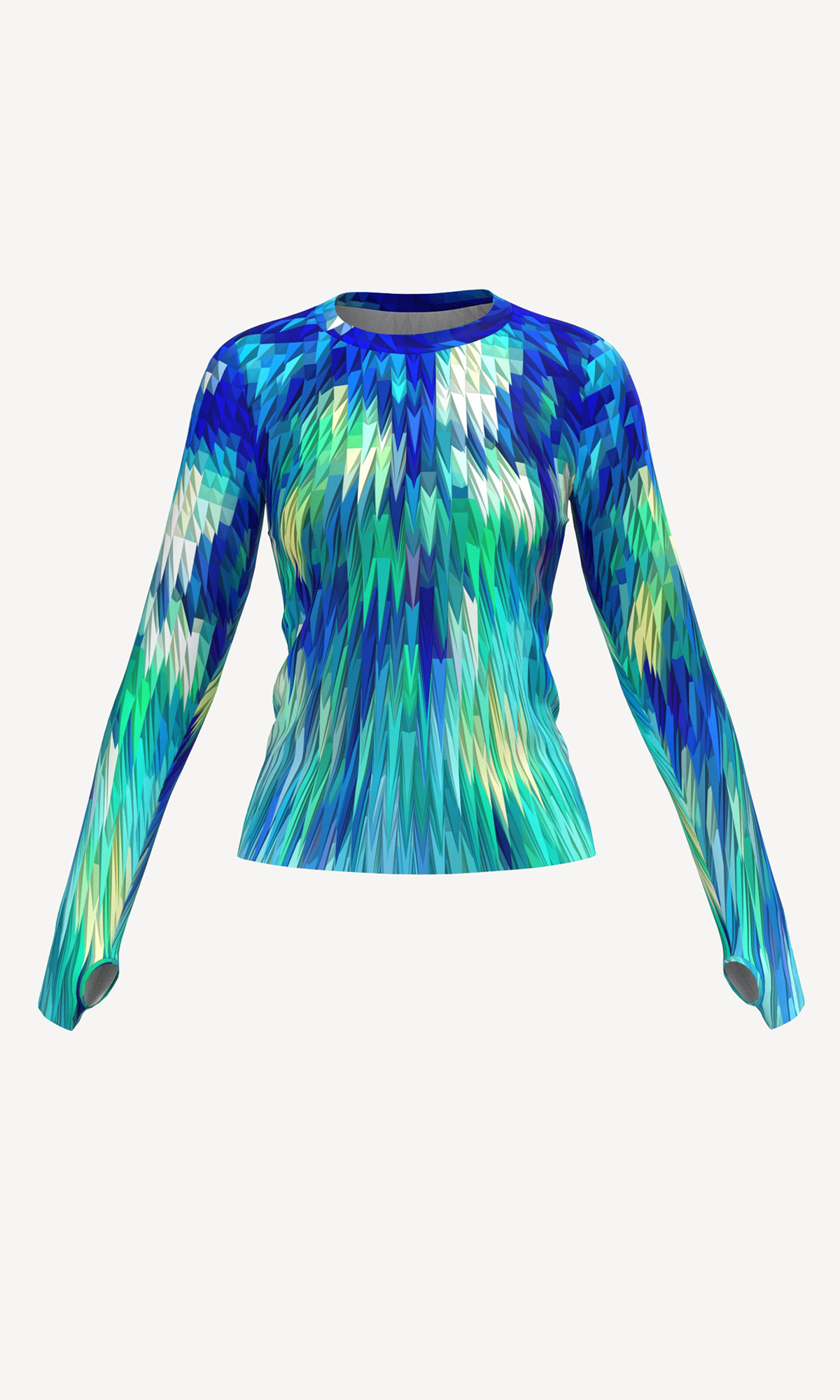 Glacial Blues - Long Sleeve Shirt