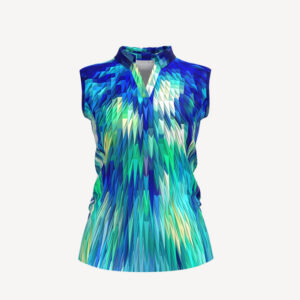 Glacial Blues - Polo Top