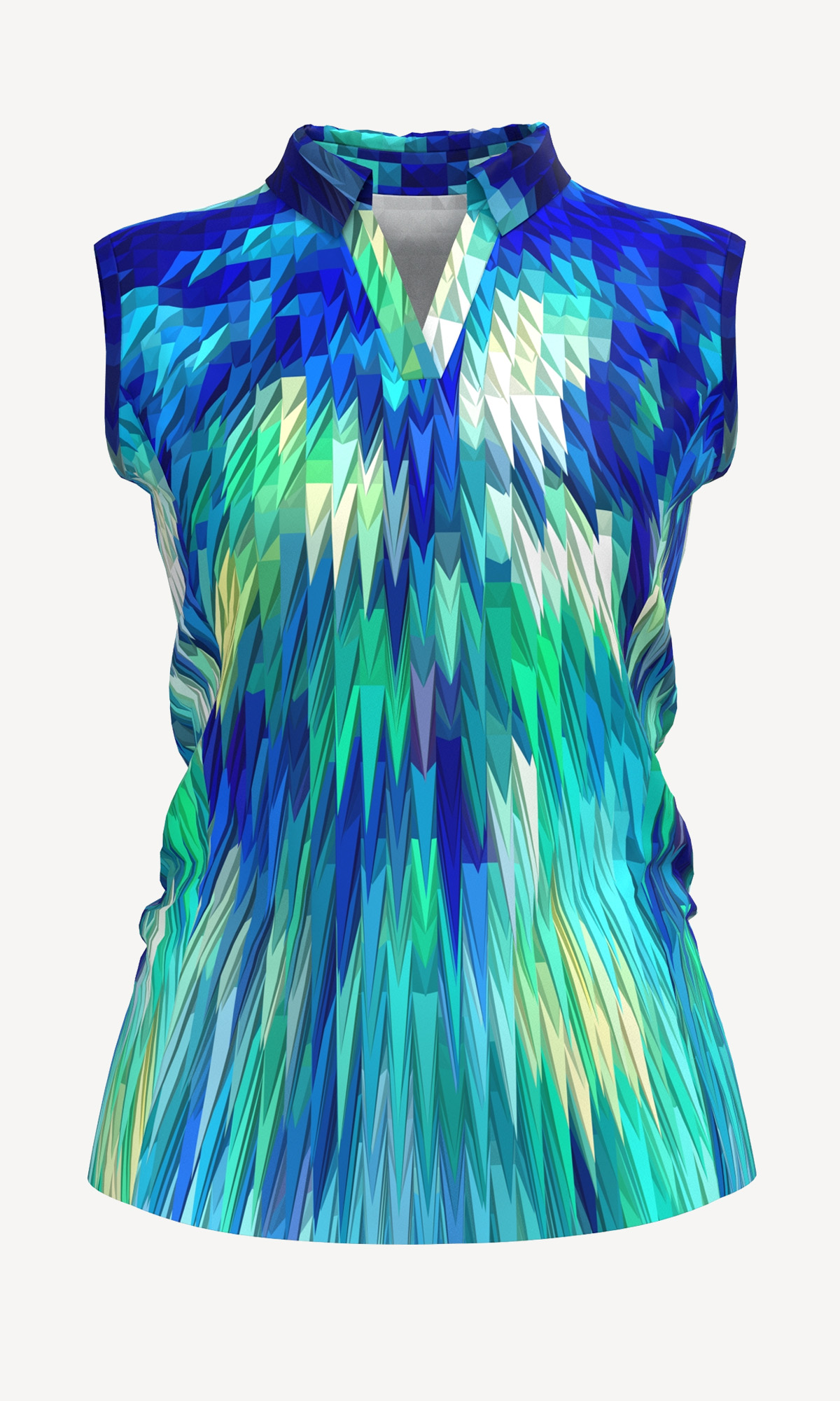 Glacial Blues - Polo Top