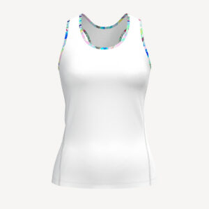 White with Border- Tank Top